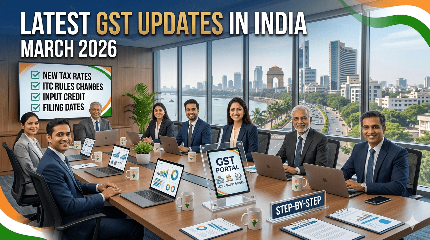 Latest GST Updates in India – March 2026